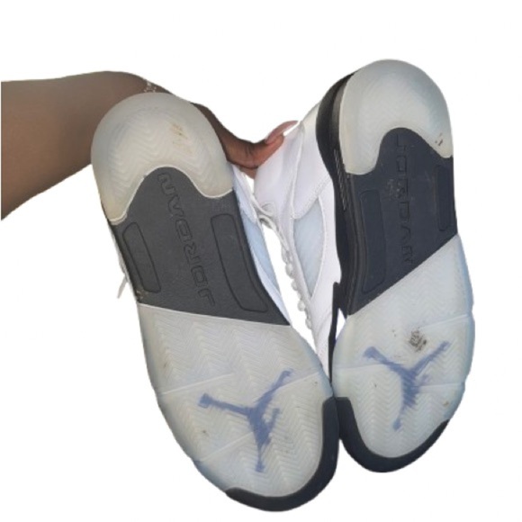 Jordan White and Purple Retro 5s - Picture 6 of 6